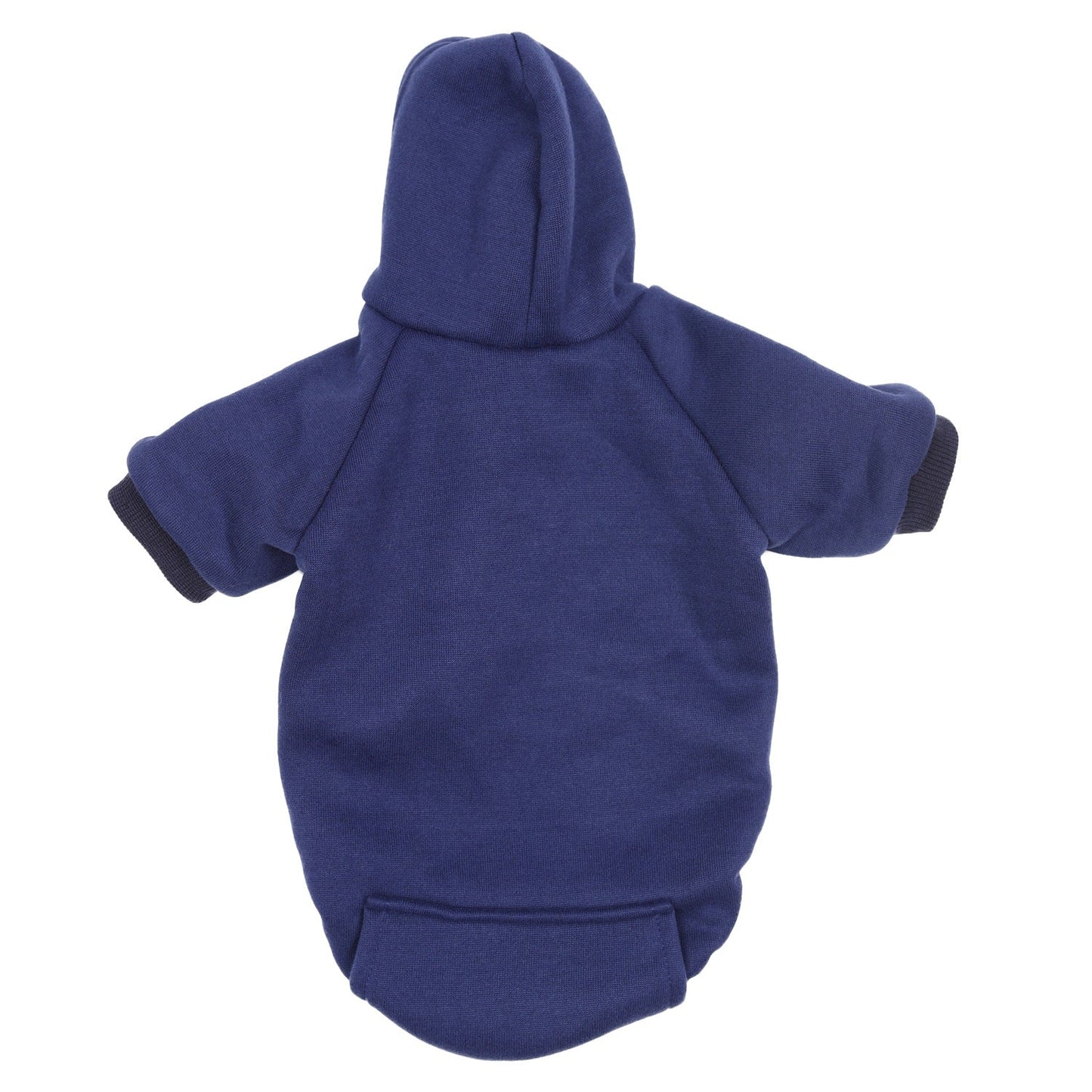 Autumn and winter pet dog clothes with hooded sweatshirt fleece fleece solid color simple - Pet Pet Gifts