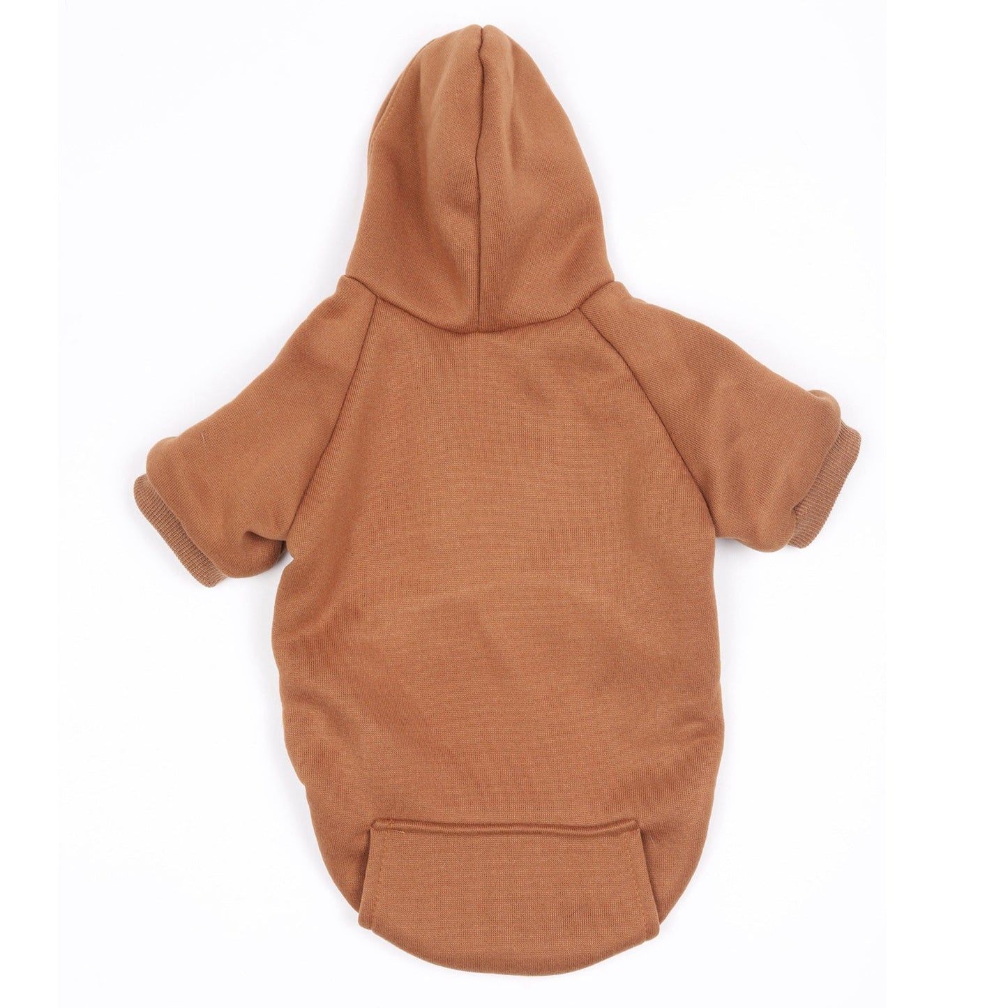 Autumn and winter pet dog clothes with hooded sweatshirt fleece fleece solid color simple - Pet Pet Gifts