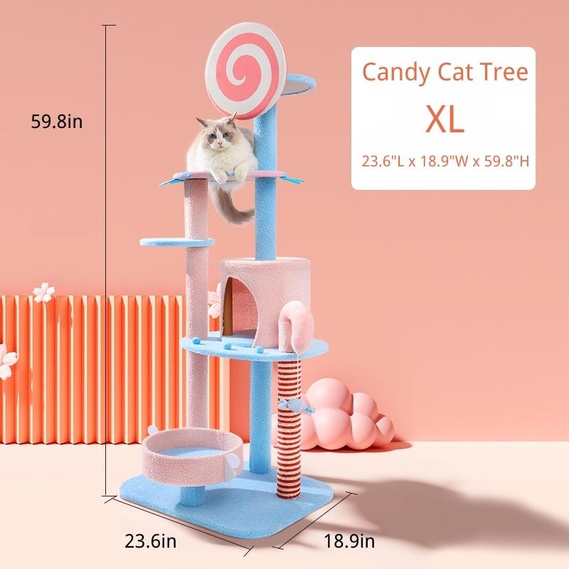 “Candy World” Cat Tree - Pet Pet Gifts