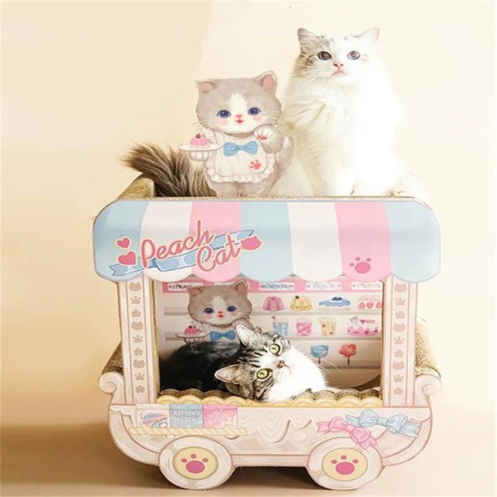 Dessert Cart Cardboard Cat Scratcher - Pet Pet Gifts