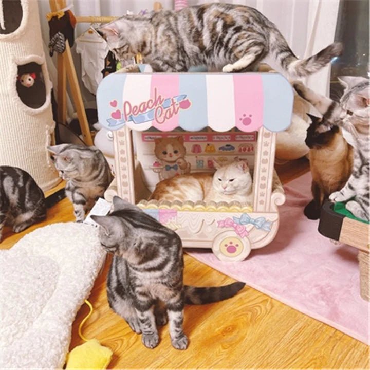 Dessert Cart Cardboard Cat Scratcher - Pet Pet Gifts