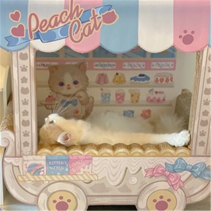 Dessert Cart Cardboard Cat Scratcher - Pet Pet Gifts