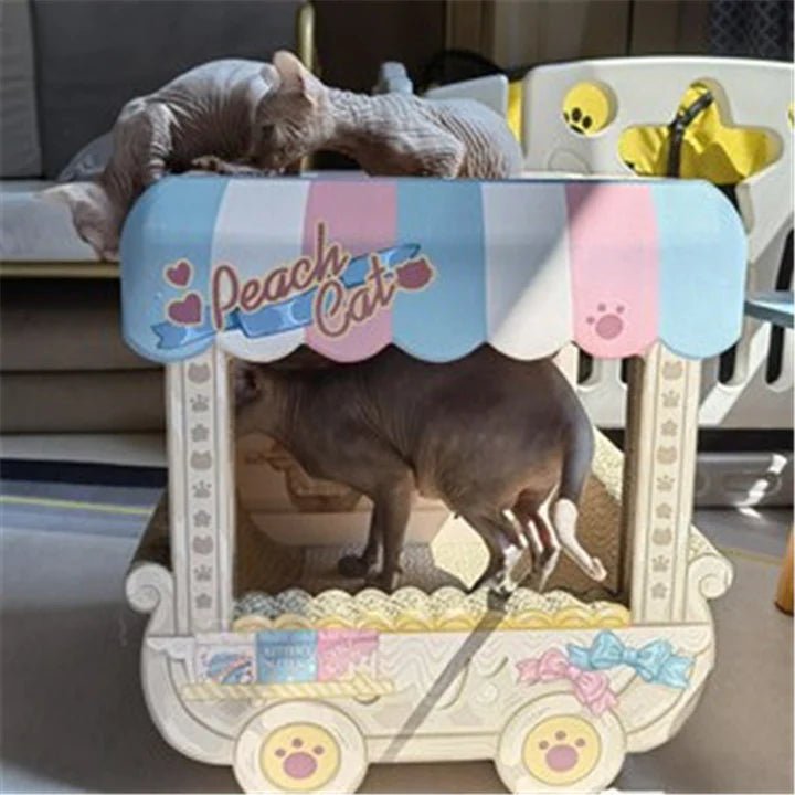 Dessert Cart Cardboard Cat Scratcher - Pet Pet Gifts