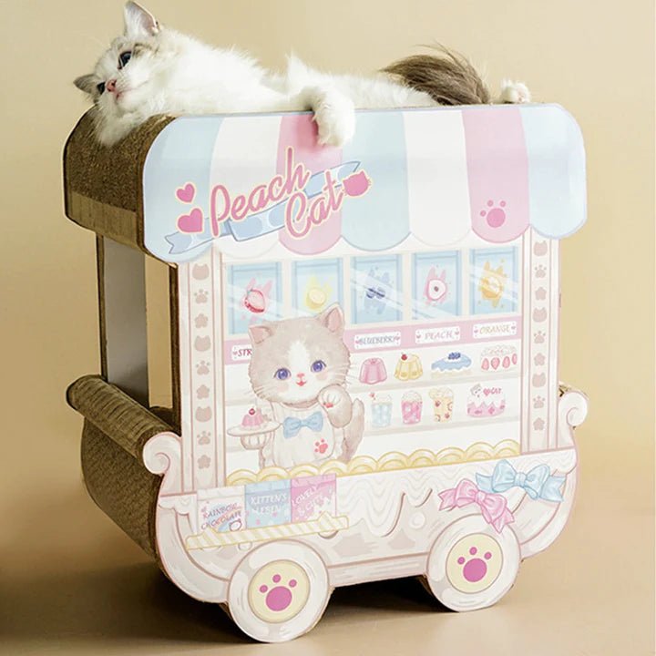 Dessert Cart Cardboard Cat Scratcher - Pet Pet Gifts