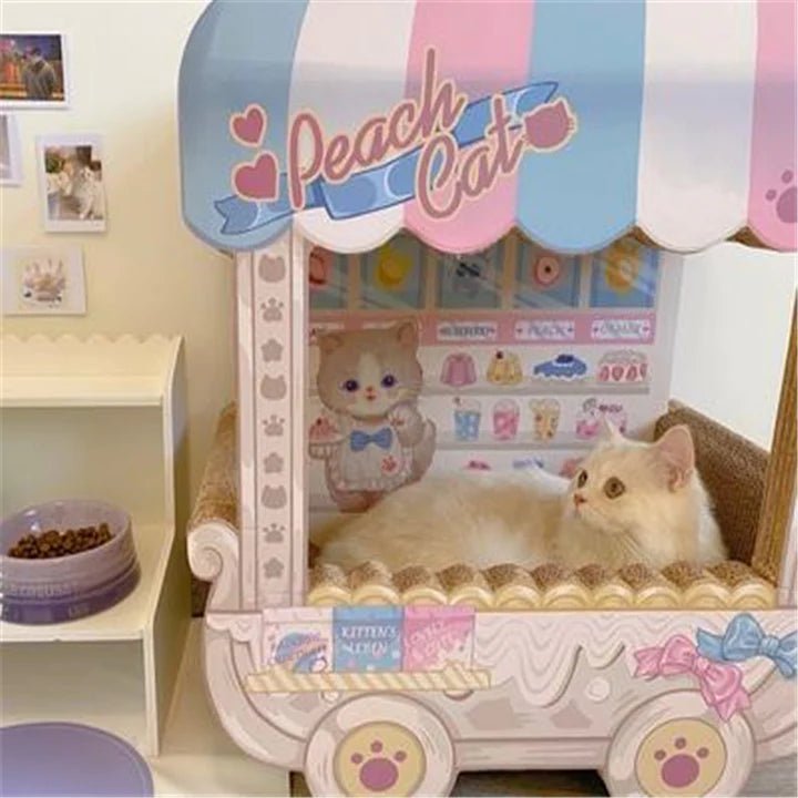 Dessert Cart Cardboard Cat Scratcher - Pet Pet Gifts