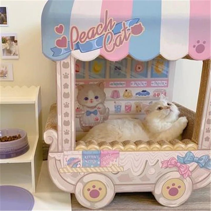 Dessert Cart Cardboard Cat Scratcher - Pet Pet Gifts