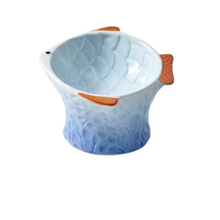 Fish Shaped Cat Bowl - Pet Pet Gifts