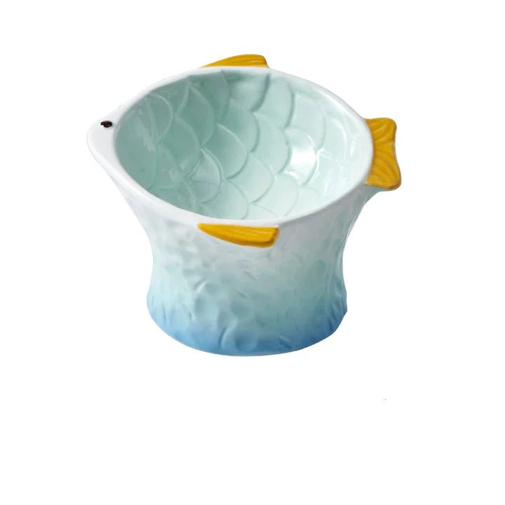 Fish Shaped Cat Bowl - Pet Pet Gifts