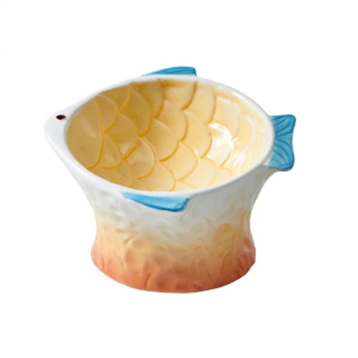 Fish Shaped Cat Bowl - Pet Pet Gifts