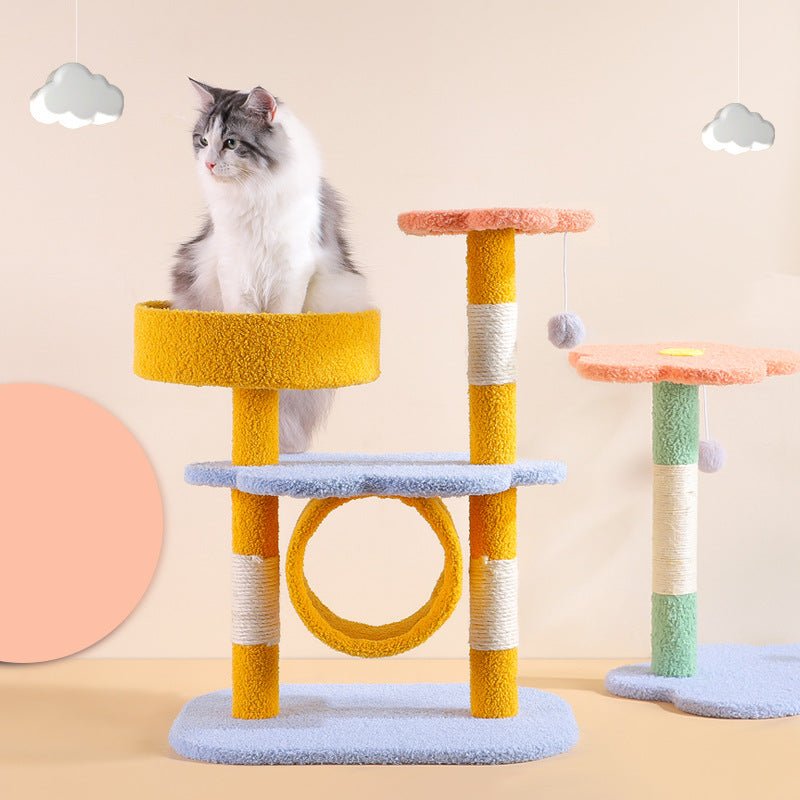 Flower Design Cat Tree - Pet Pet Gifts
