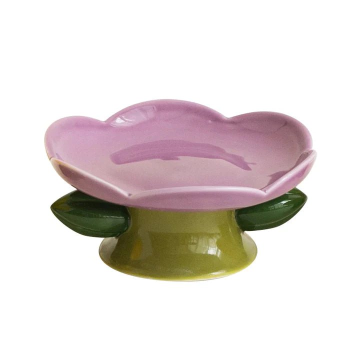 Flower Shape Cat Bowl - Pet Pet Gifts
