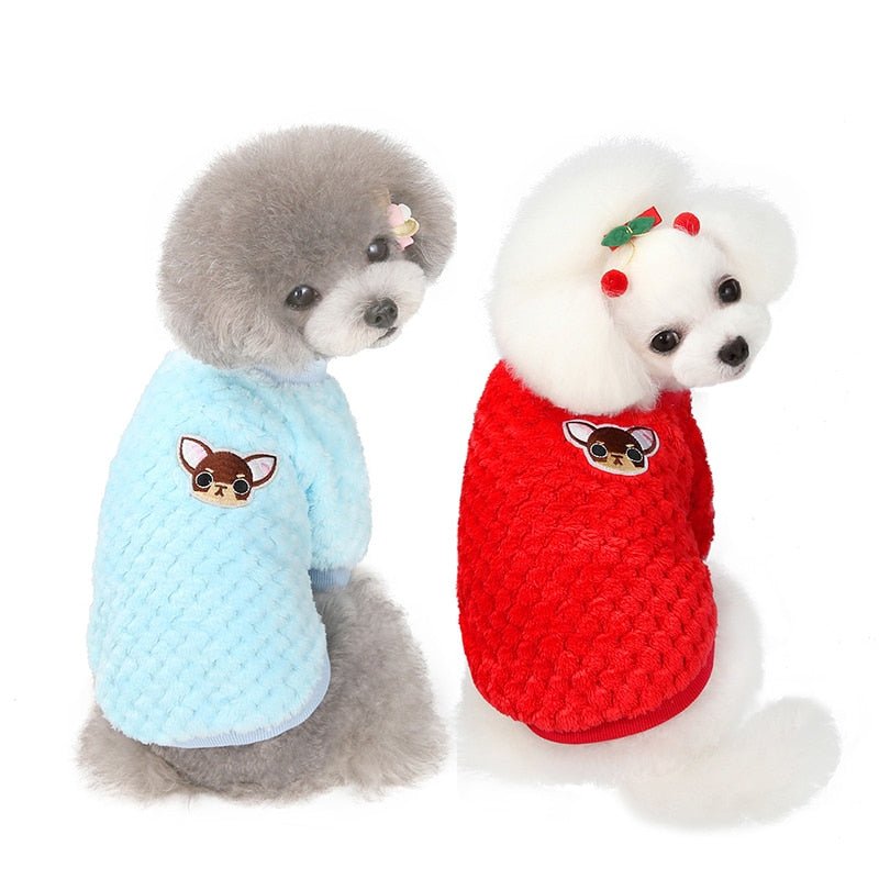 Kawail Cartoon Pet Dog Clothes Dog Winter Clothing Cotton Warm Clothes for Dogs - Pet Pet Gifts
