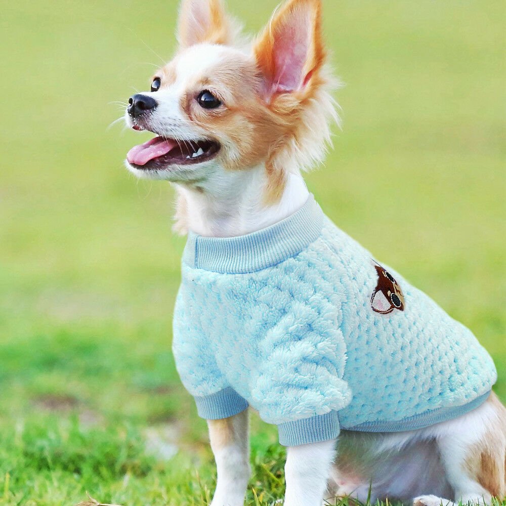 Kawail Cartoon Pet Dog Clothes Dog Winter Clothing Cotton Warm Clothes for Dogs - Pet Pet Gifts