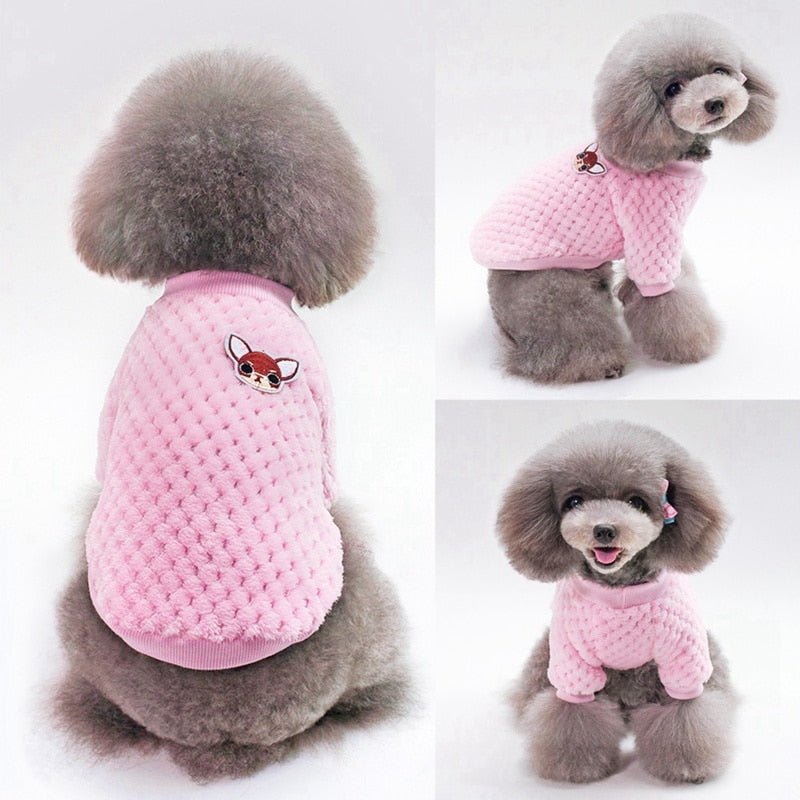 Kawail Cartoon Pet Dog Clothes Dog Winter Clothing Cotton Warm Clothes for Dogs - Pet Pet Gifts