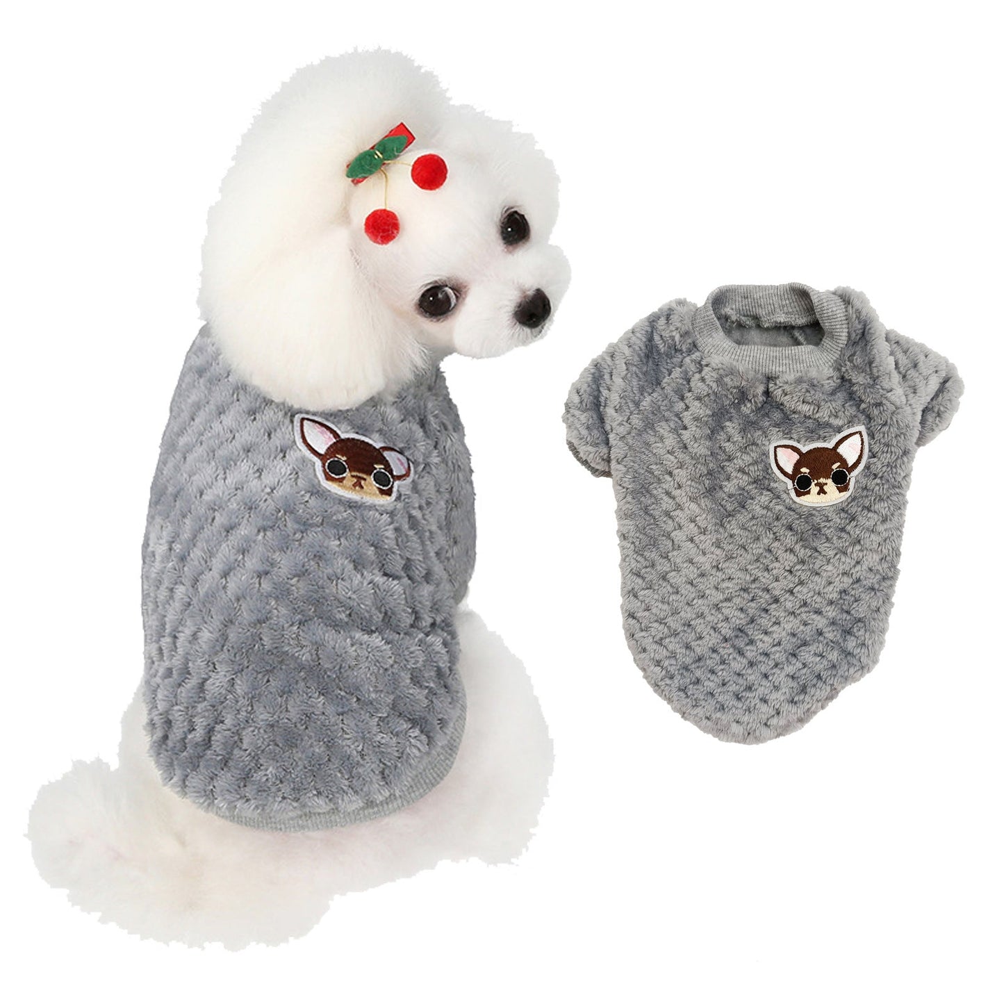 Kawail Cartoon Pet Dog Clothes Dog Winter Clothing Cotton Warm Clothes for Dogs - Pet Pet Gifts