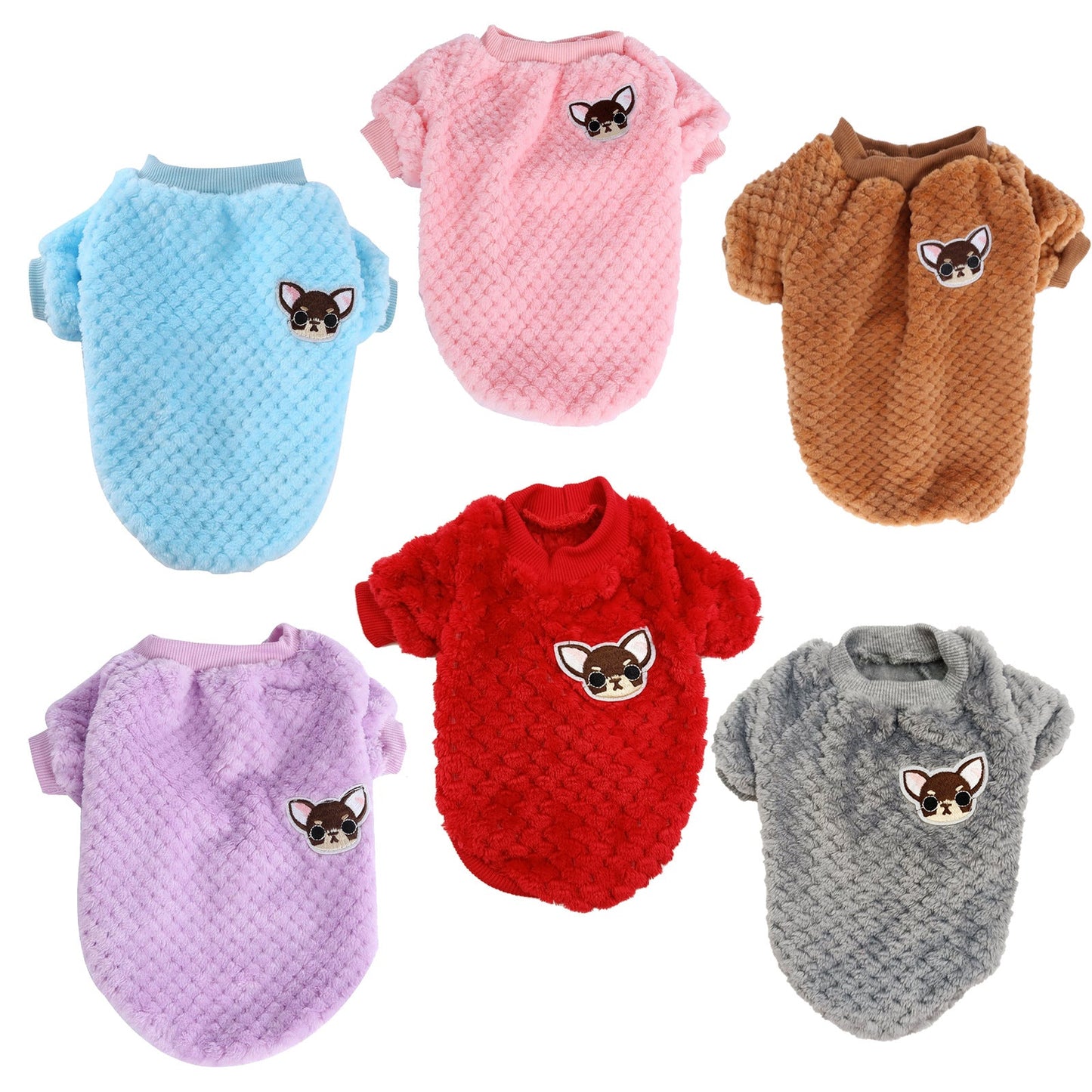 Kawail Cartoon Pet Dog Clothes Dog Winter Clothing Cotton Warm Clothes for Dogs - Pet Pet Gifts