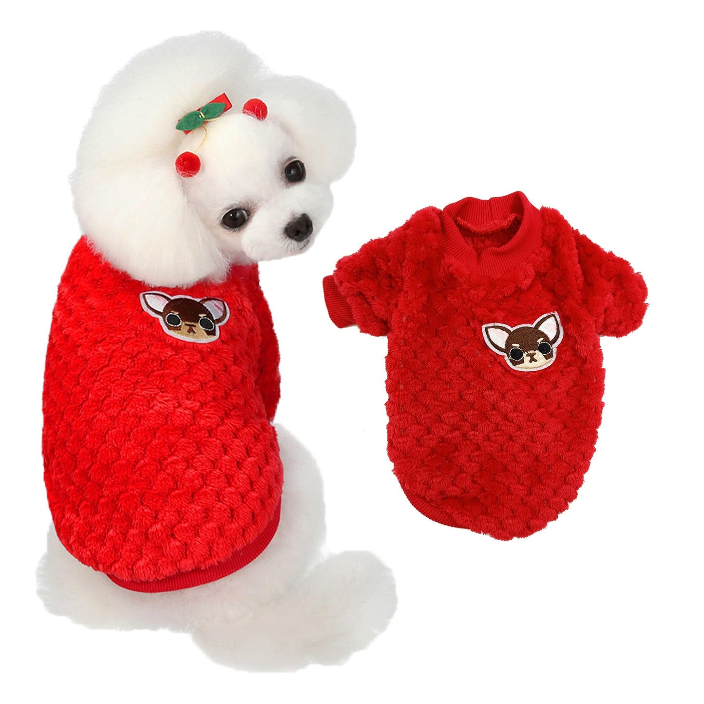 Kawail Cartoon Pet Dog Clothes Dog Winter Clothing Cotton Warm Clothes for Dogs - Pet Pet Gifts