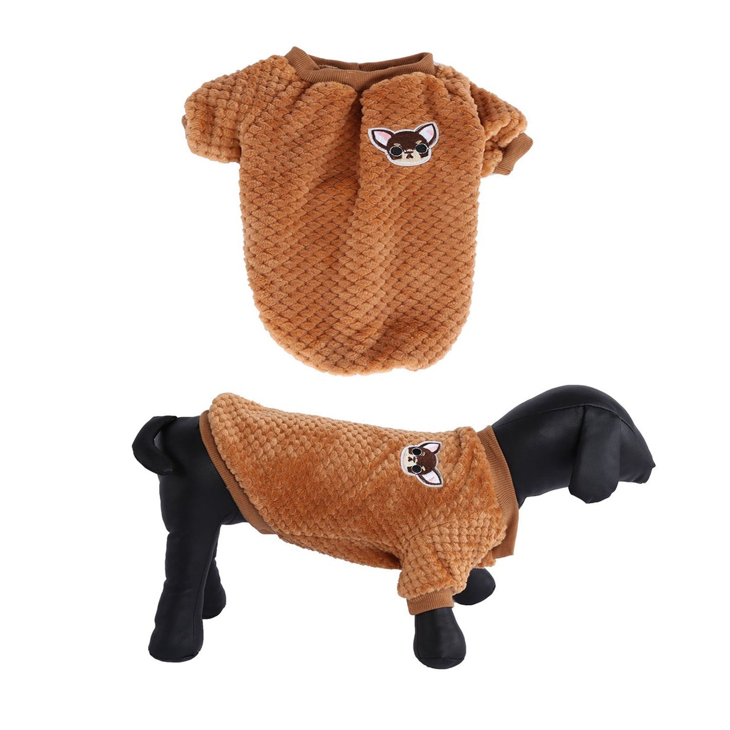 Kawail Cartoon Pet Dog Clothes Dog Winter Clothing Cotton Warm Clothes for Dogs - Pet Pet Gifts