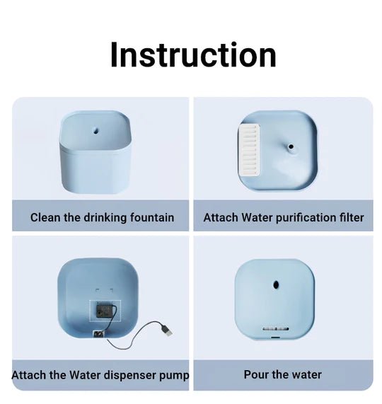 Little Duck Cat Water Fountain - Pet Pet Gifts