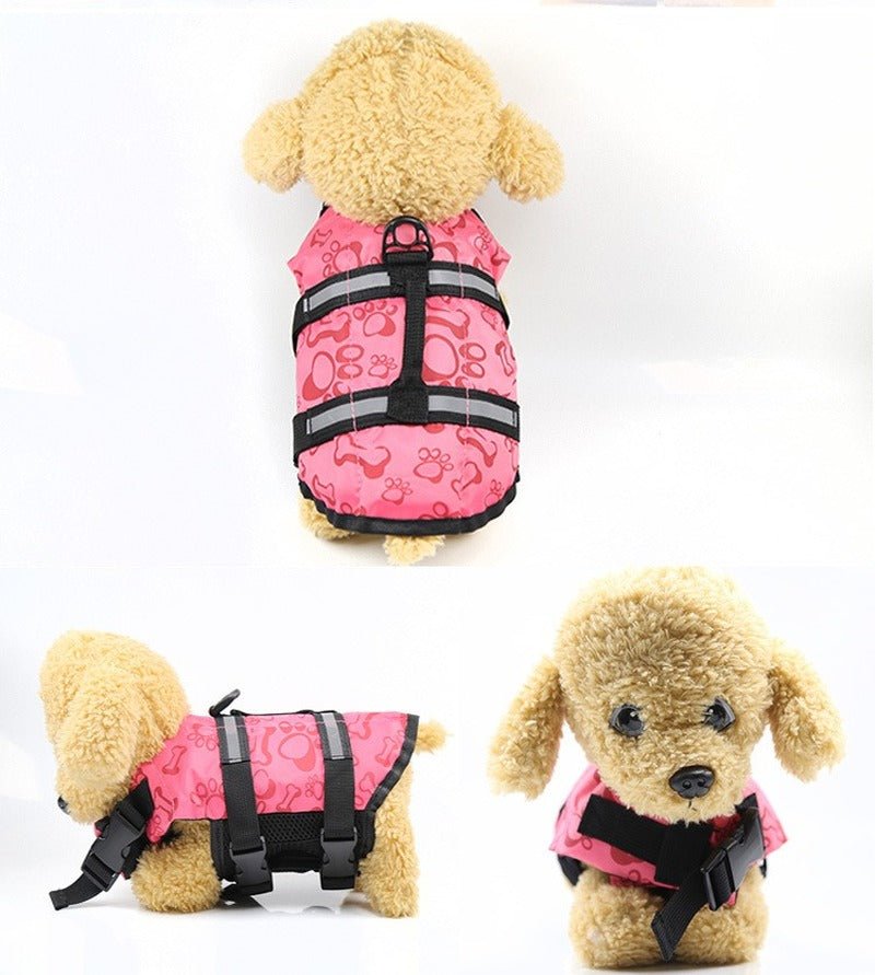 Puppy Rescue Swimming Wear Safety Clothes Vest Swimming Suit Xs-xl - Pet Pet Gifts