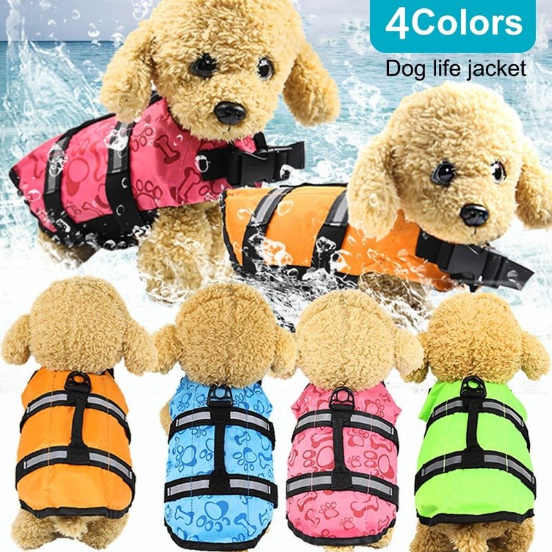 Puppy Rescue Swimming Wear Safety Clothes Vest Swimming Suit Xs-xl - Pet Pet Gifts