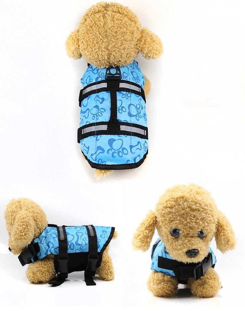 Puppy Rescue Swimming Wear Safety Clothes Vest Swimming Suit Xs-xl - Pet Pet Gifts