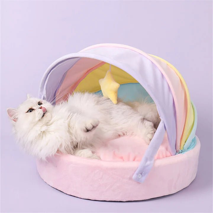 Rainbow Series Princess Cat Bed - Pet Pet Gifts