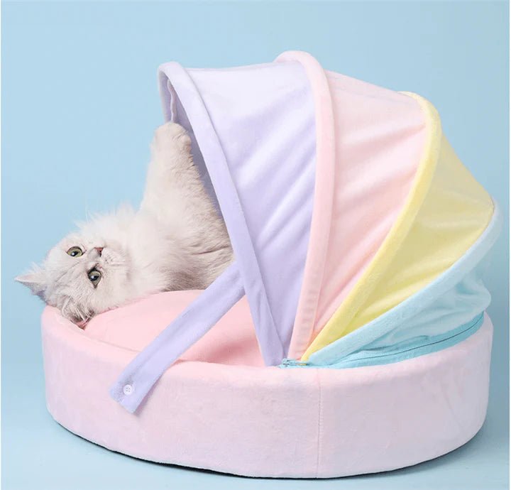 Rainbow Series Princess Cat Bed - Pet Pet Gifts