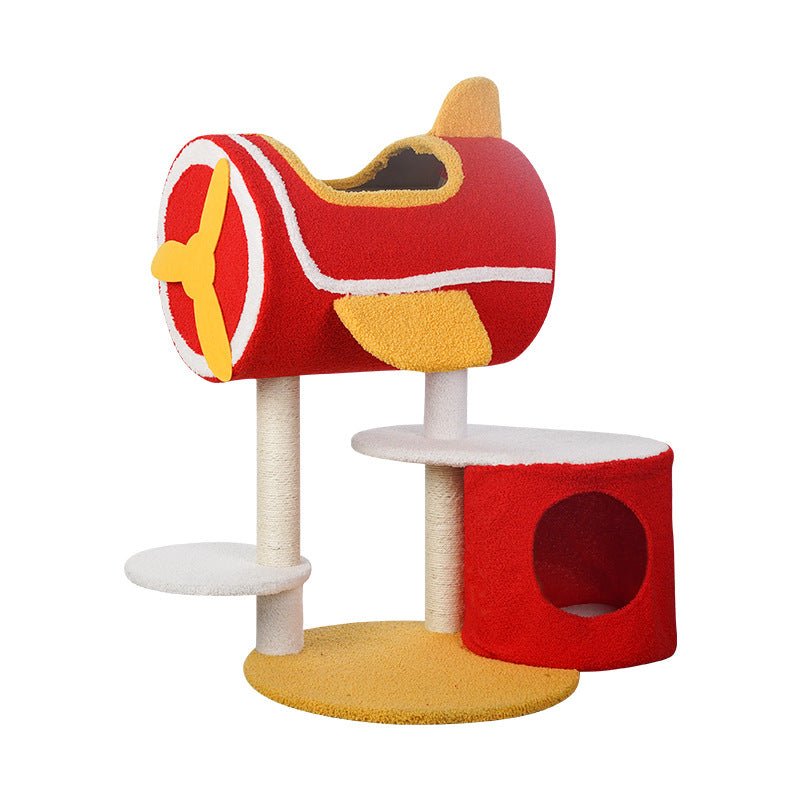 Red Airplane Cat Tree - Pet Pet Gifts
