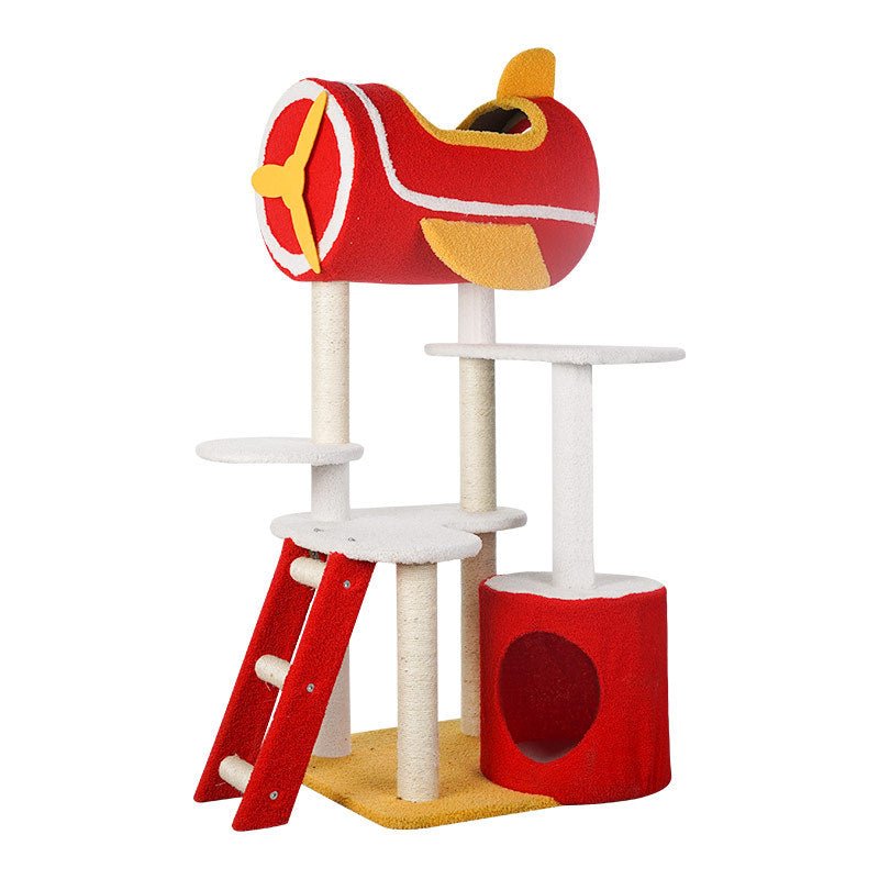 Red Airplane Cat Tree - Pet Pet Gifts