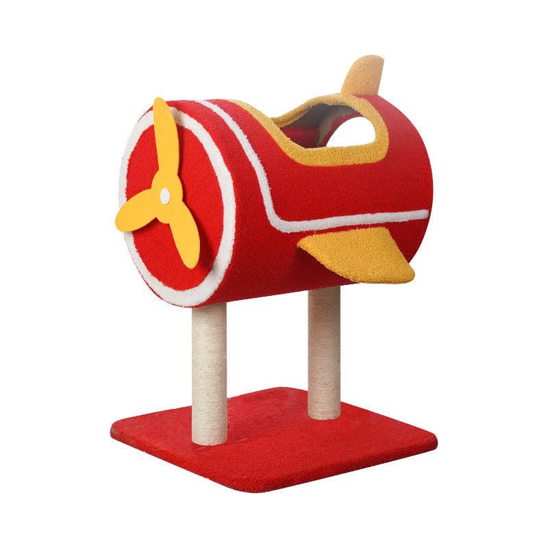 Red Airplane Cat Tree - Pet Pet Gifts