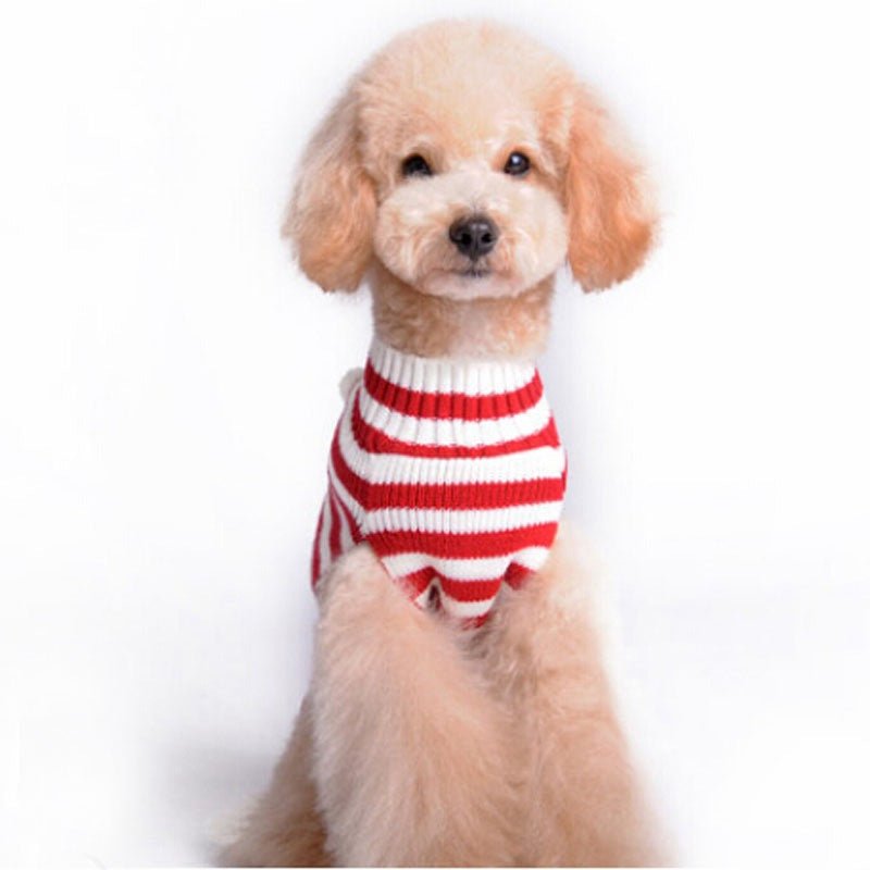 Snowman Christmas Santa Pattern Dog Clothes Christmas Pet Clothing Winter Warm Sweater - Pet Pet Gifts